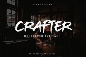 Crafter Handbrush font