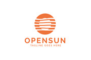 Letter O sun logo design template, a Branding & Logo Template by Amadul11 (Thumbnail 2 of 4)