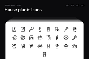 House Plants Icons