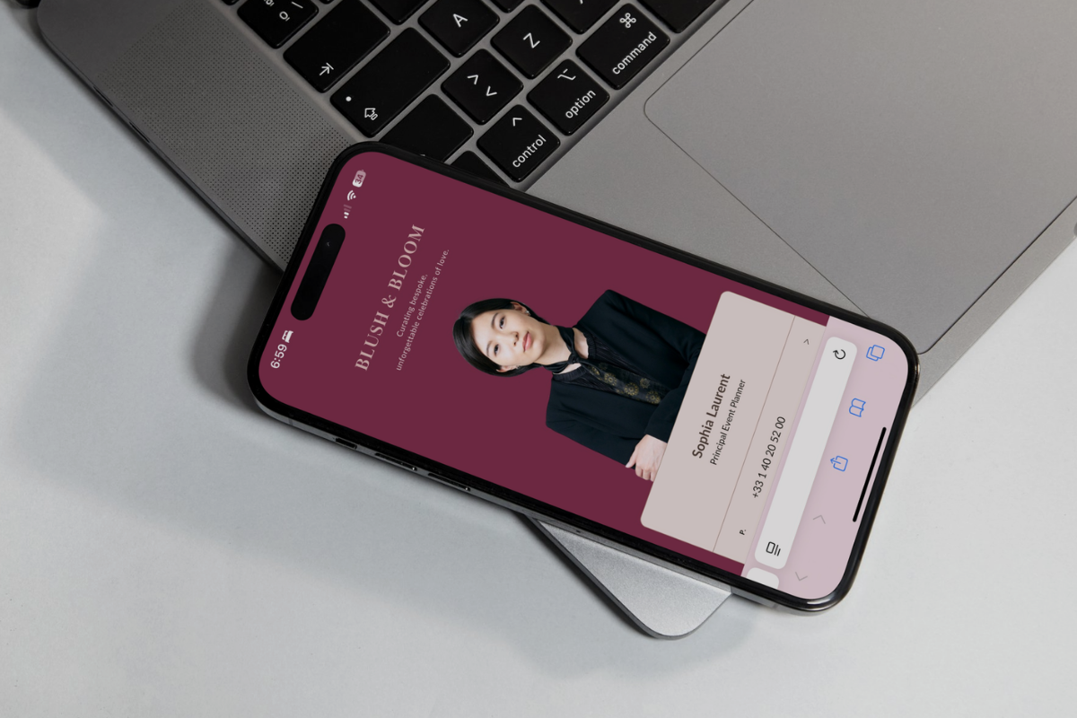 Elegant Link in Bio Canva Website, a Landing Page Template by batang (Photo 5 of 5)