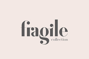 Fragile Collection Font Bundle