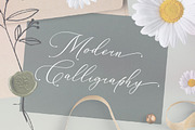 Konesta - Modern Calligraphy Script, a Script Font by Romiecreative (Thumbnail 5 of 10)