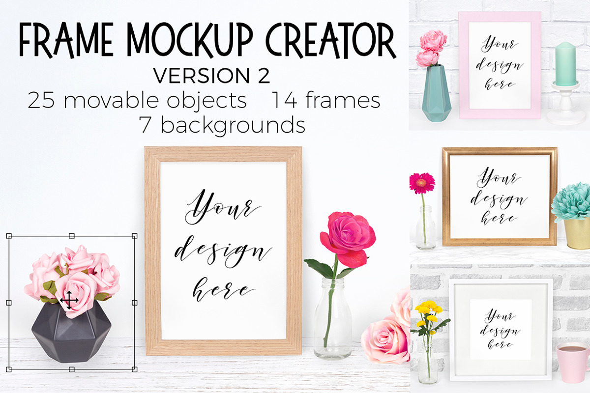 Frame Mockup Creator Bundle, a Product Mockup by Pixomize (Photo 3 of 7)