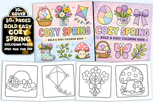 Cute Spring Bold and Easy, a Decorative Illustration by Ink Gallery