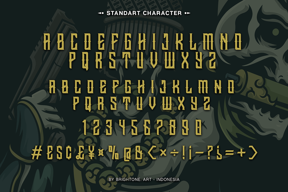 Voltrock - E-Sport Font, a Font by Brightone (Photo 2 of 7)