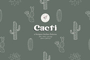 Cacti Surface Patten, a Pattern Graphic by Quinn Lane Designs (Thumbnail 1 of 6)