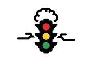 Modern Traffic Light Silhouette, a Graphic by musafir_fashion (Thumbnail 13 of 14)
