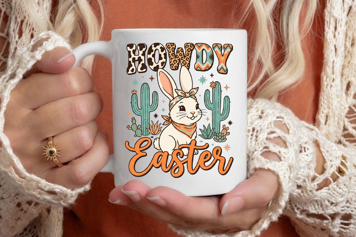 Western Easter PNG, Boho Cowgirl How, an Illustration by Designking (Photo 6 of 6)
