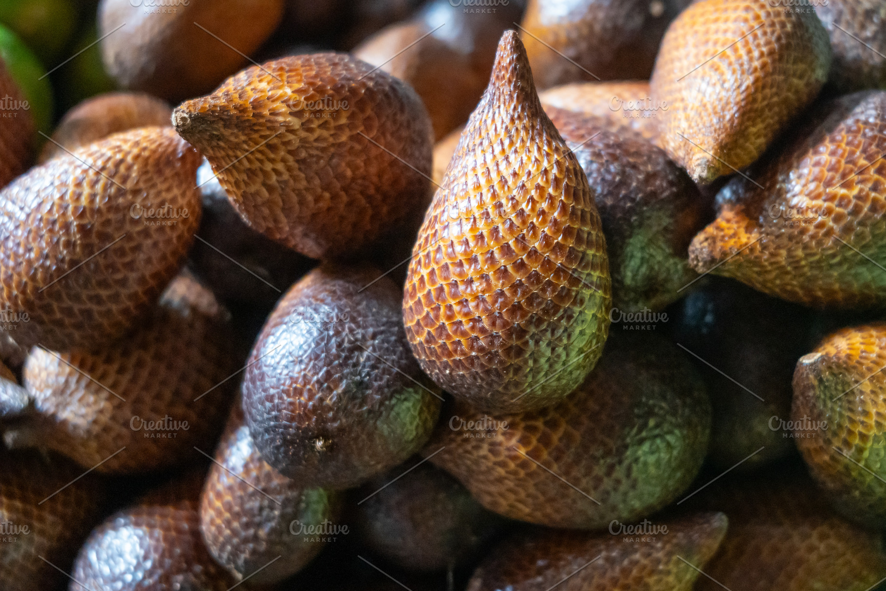 Snake fruits at Bolu market in Rantepao, Toraja, Sulawesi, Indon, a Nature Photo by GoodGoods