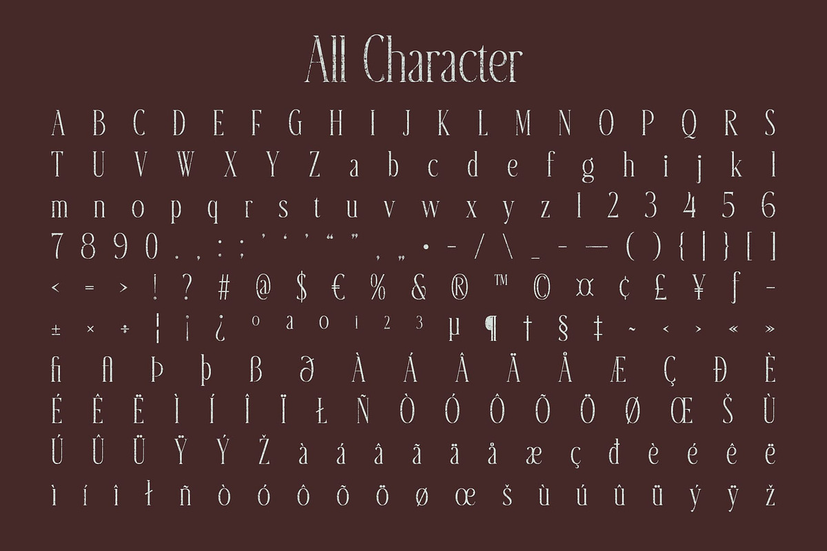 Baige Stamp, a Serif Font by Craft Supply Co. (Photo 8 of 8)