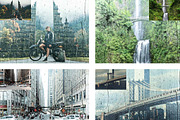 Wet Glass Overlay Photoshop Action, an Action Add-On by Studio Retouch (Thumbnail 2 of 11)