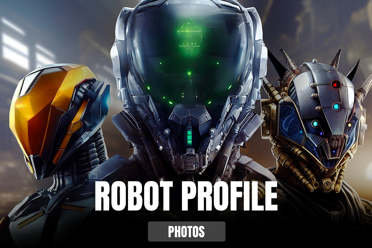 Robot Profile Photos, a Technology Illustration by EMP Design (Photo 1 of 3)