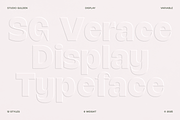 SG Verace Display Font, a Sans Serif Font by Studio Gulden (Thumbnail 4 of 15)