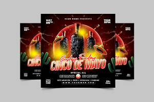 Cinco De Mayo Flyer, a Flyer Template by StarPixles11