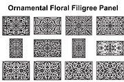 Vintage Floral Filigree Panel, an Object Graphic by Creativeshirt (Thumbnail 1 of 3)
