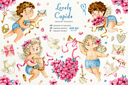 Valentine's Day Cupids and Doves, an Illustration by babenkoirusa (Thumbnail 1 of 12)