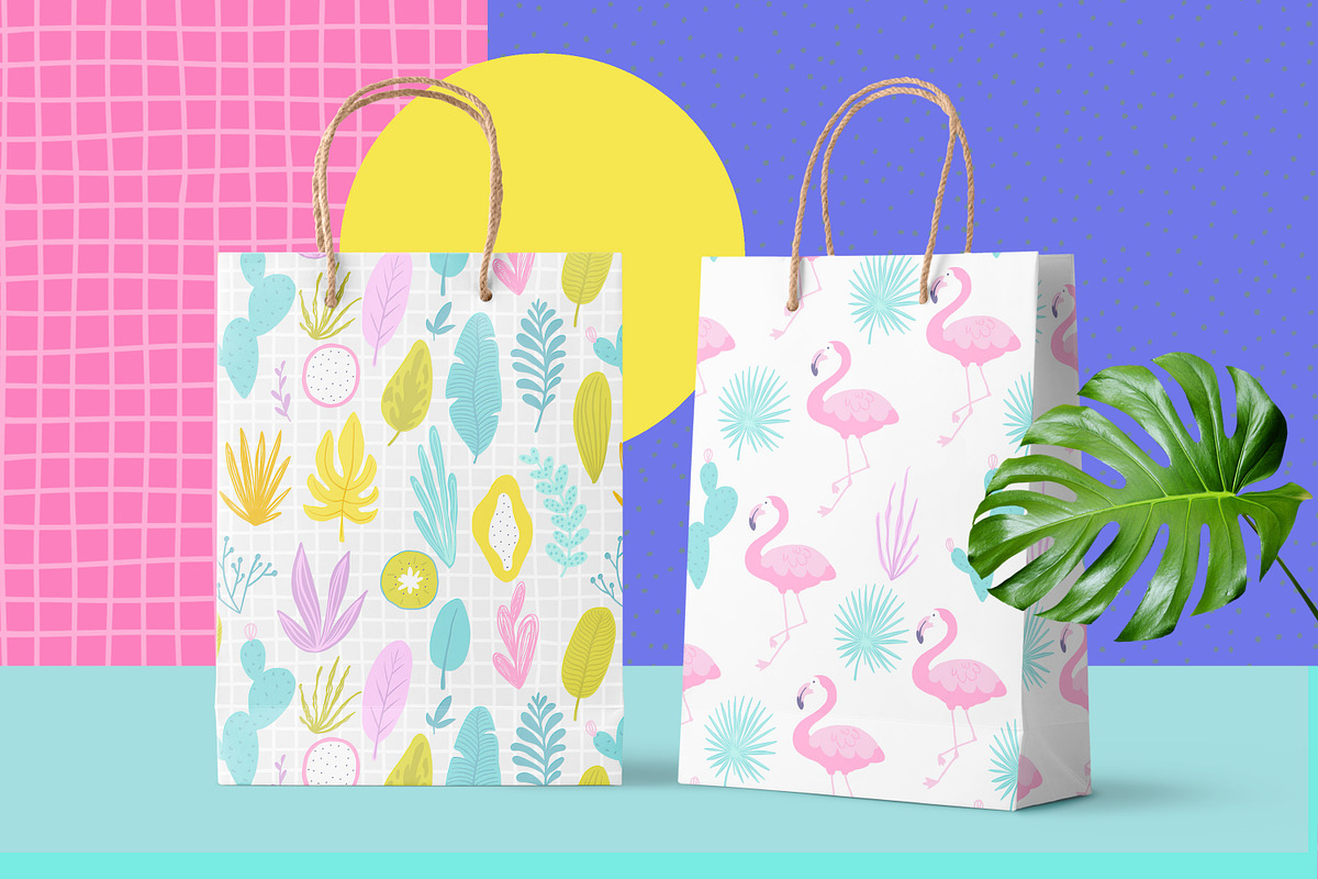 Tropical Paradise Set, an Illustration by Bosotochka♥Art (Photo 6 of 9)