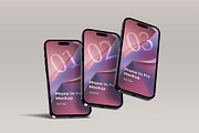 iPhone 14 Pro Mockup, an iPhone Mockup by graphicpages (Thumbnail 14 of 18)