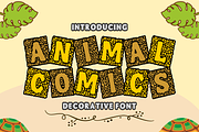 Animal Comics - Decorative Font, a Font by KiddoGlyphs Studio (Thumbnail 1 of 4)