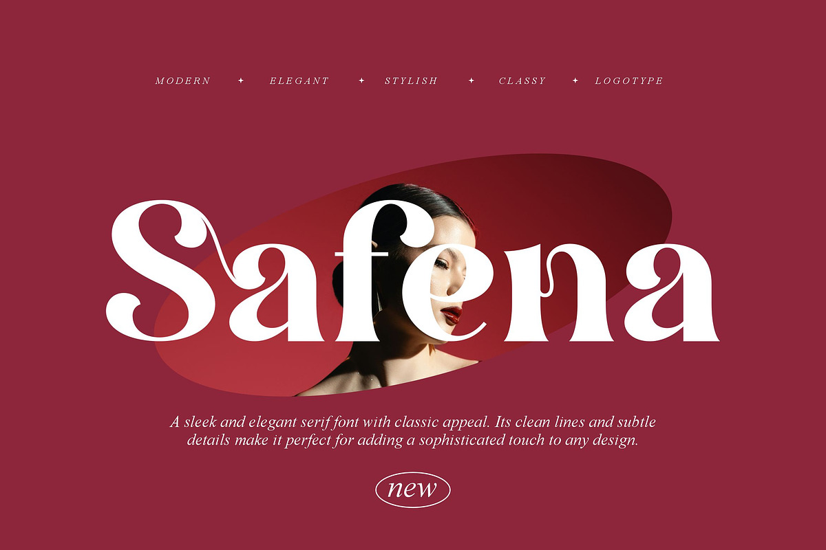 Safena || Modern Classy Serif Font, a Font by Ermedia Studio (Photo 1 of 10)