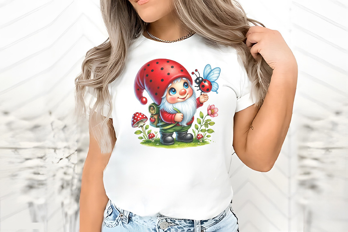 Ladybug gnomes clipart, an Illustration by RobertsArt (Photo 5 of 7)