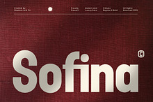 Sofina - Modern Sans Serif Font