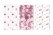The pink world of baby girl set, an Illustration by nathalieclaire (Thumbnail 13 of 16)