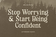 Billion Stage Serif, a Serif Font by Letterhend Studio (Thumbnail 2 of 9)