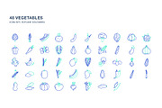 Vegetables icon set, an Icon by Icongeek26 (Thumbnail 6 of 6)