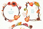 Watercolor Collection Fall Forest, an Illustration by AnnieDove (Thumbnail 3 of 8)