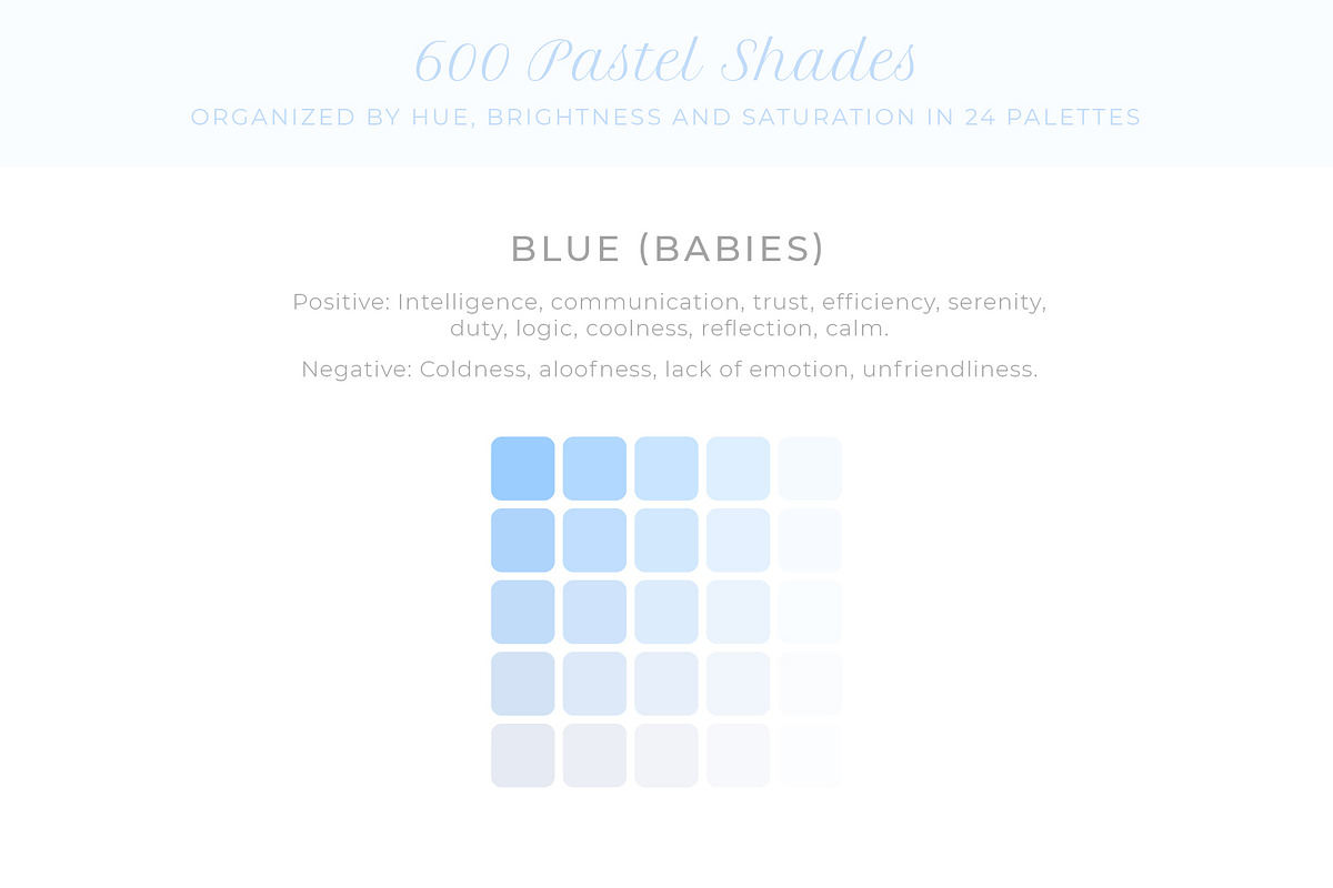 600 pastel shades color swatches, a Palette Add-On by ToonPlanet Vector Assets (Photo 4 of 8)