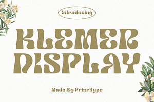 Klemer Display, a Font by Prioritype Co