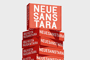 Neuesanstara Font Family, a Sans Serif Font by Bang Kumis Typefoundry (Thumbnail 1 of 7)