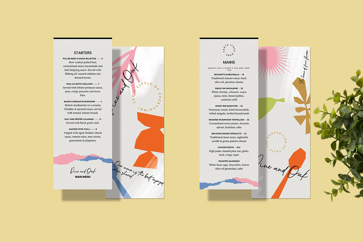 Modern Restaurant Menu, a Brochure Template by BigWeek (Photo 3 of 4)