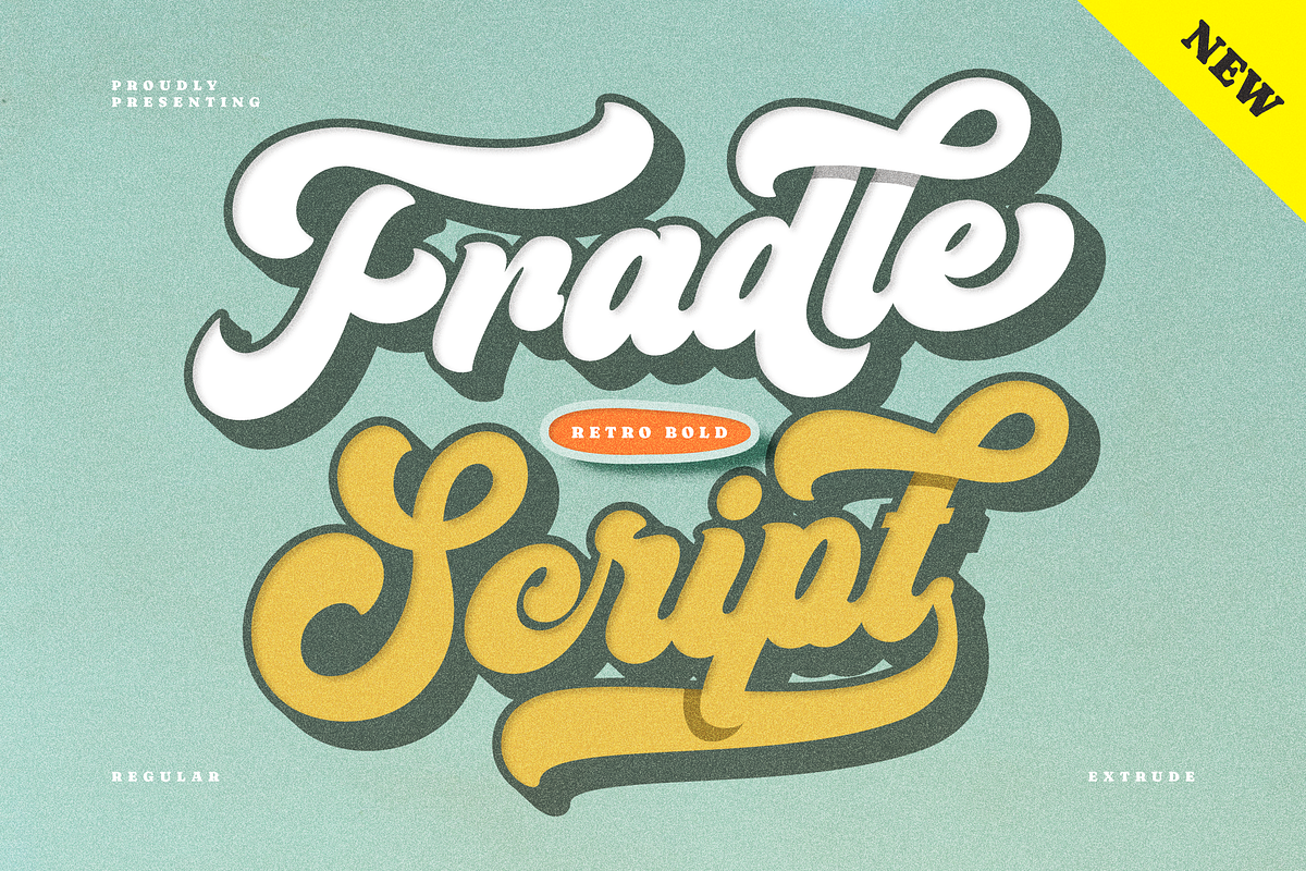Fradle Script - Retro Bold Fonts, a Script Font by Namara Creative Studio (Photo 7 of 13)