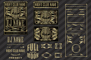 Fullmoon party art deco design., a Work Illustration by redstudio (Thumbnail 2 of 4)