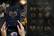 Gold Celestial Graphics Astrology, an Object Graphic by Under My Cozy Roof (Thumbnail 2 of 16)