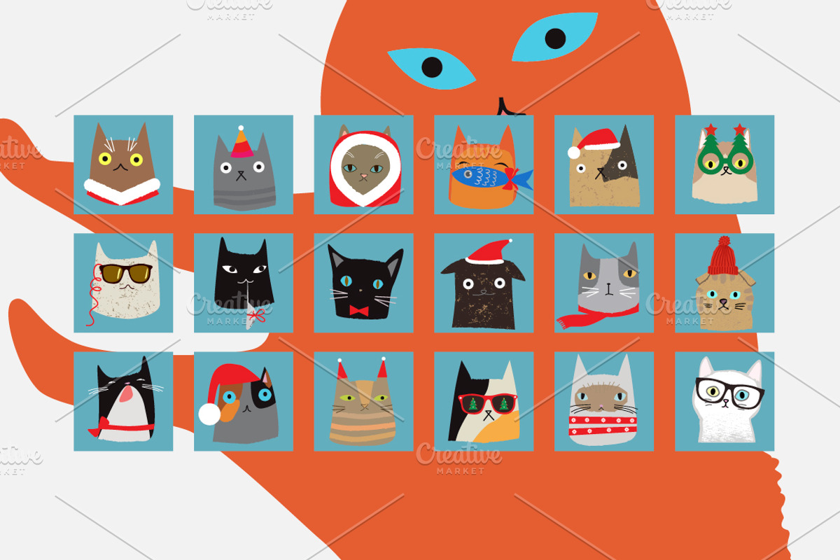 Cats Bundle Vector Edition, an Animal Illustration by Alena (Photo 5 of 5)