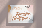 Adhellia - Bold Script Font, a Script Font by zeenesia (Thumbnail 5 of 11)