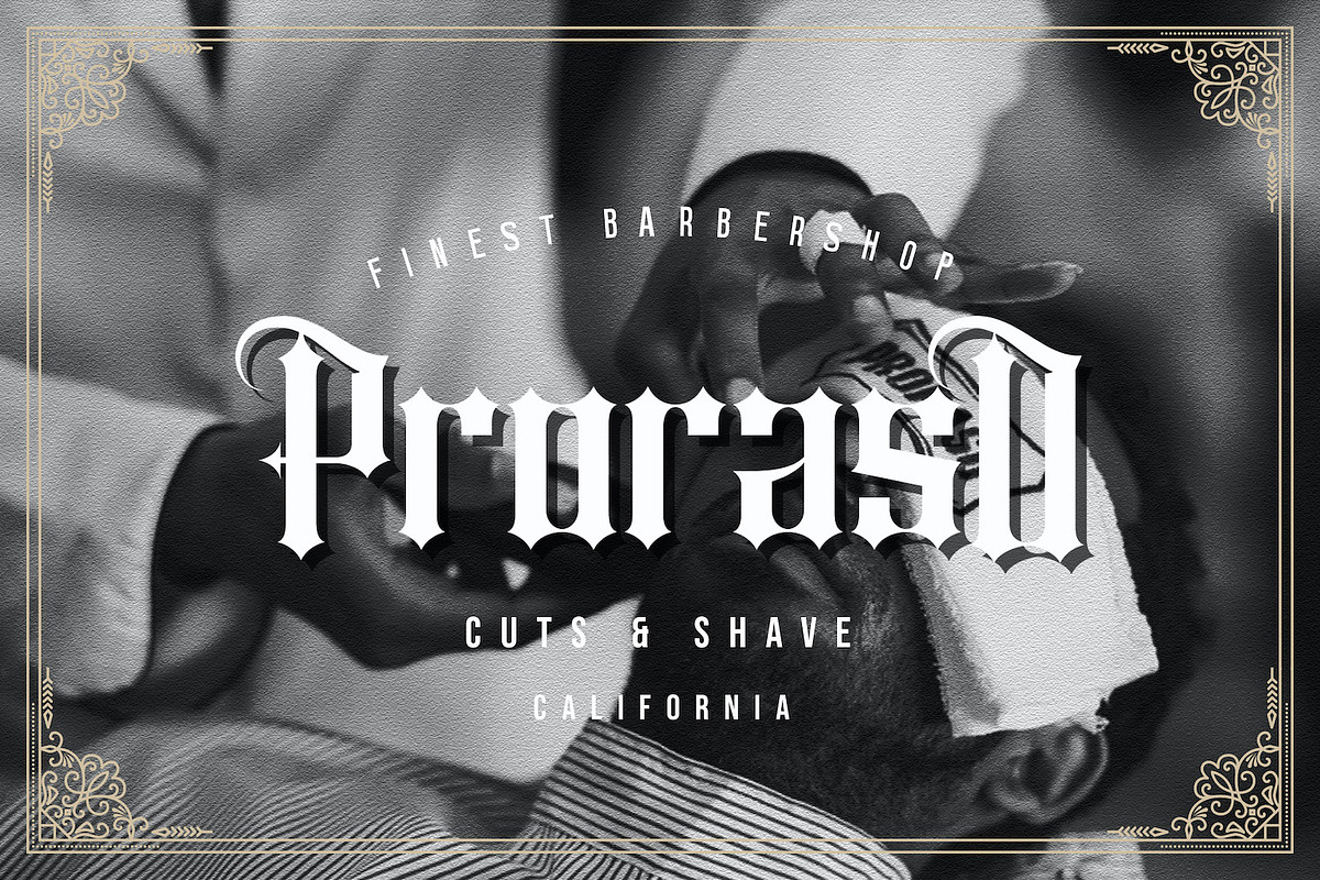 Shiny Kage - Blackletter Font, a Blackletter Font by StringLabs (Photo 6 of 13)