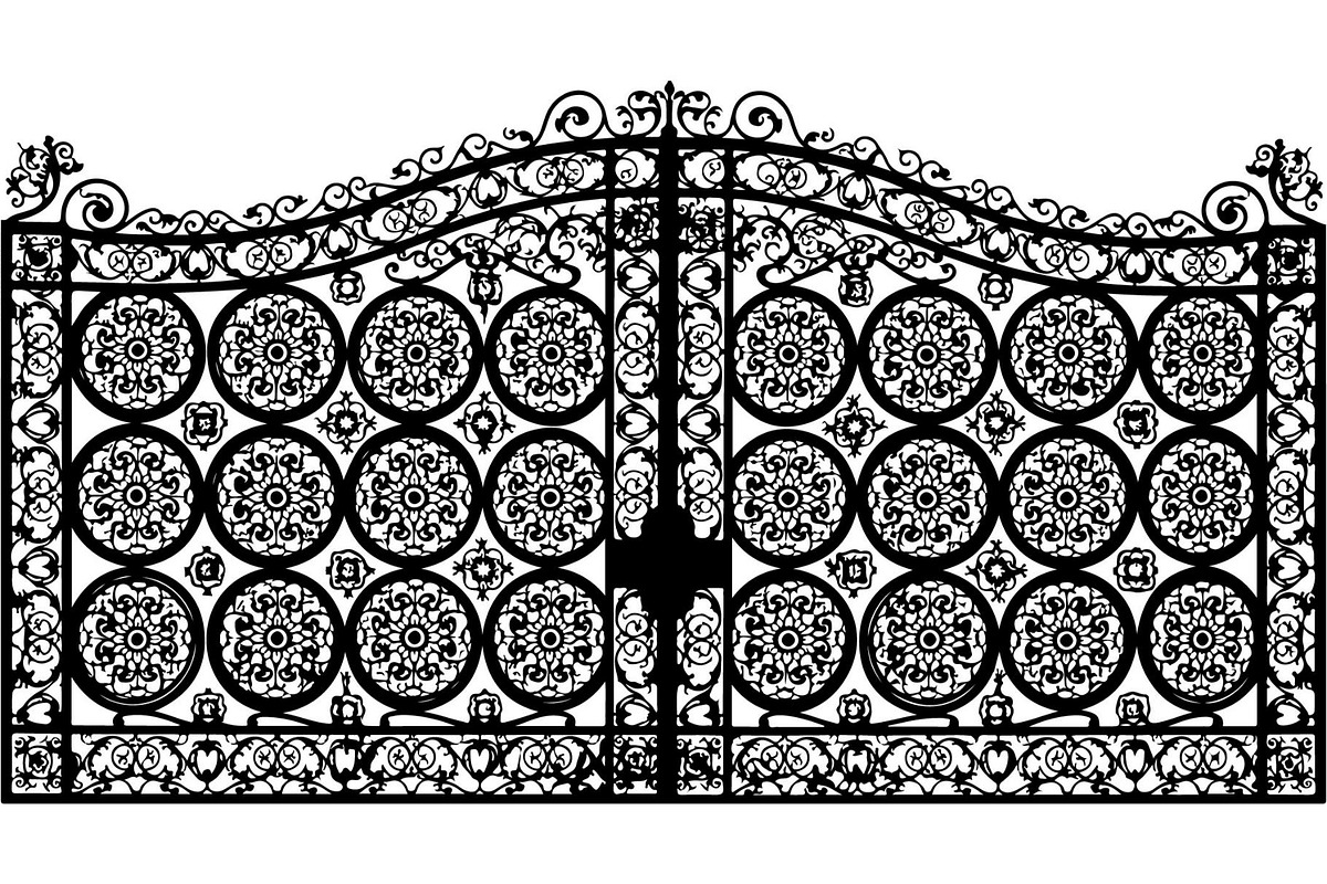 Vintage Iron Gate Bundle, a Decorative Illustration by Designer_Momina (Photo 7 of 21)