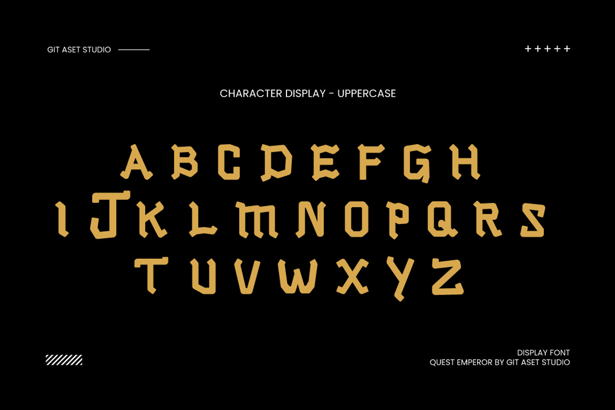 Quest Emperor - Vintage Style Font, a Sans Serif Font by gitasetstudio (Photo 2 of 6)