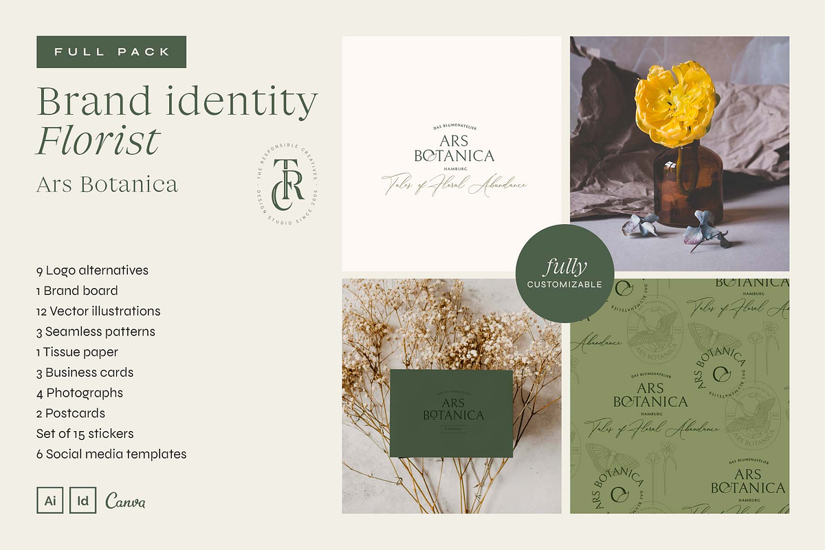 Ars Botanica | Full Identity Pack, a Branding & Logo Template by The Responsible Creatives (Photo 1 of 17)