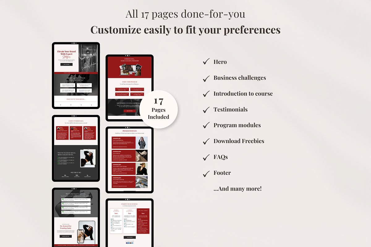 Sales Funnel Canva Landing Page, a Landing Page Template by GlamWebDesigns (Photo 6 of 8)