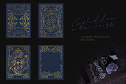 4 designs for back of tarot cards, a Background Graphic by Nadia Murash (Thumbnail 1 of 4)