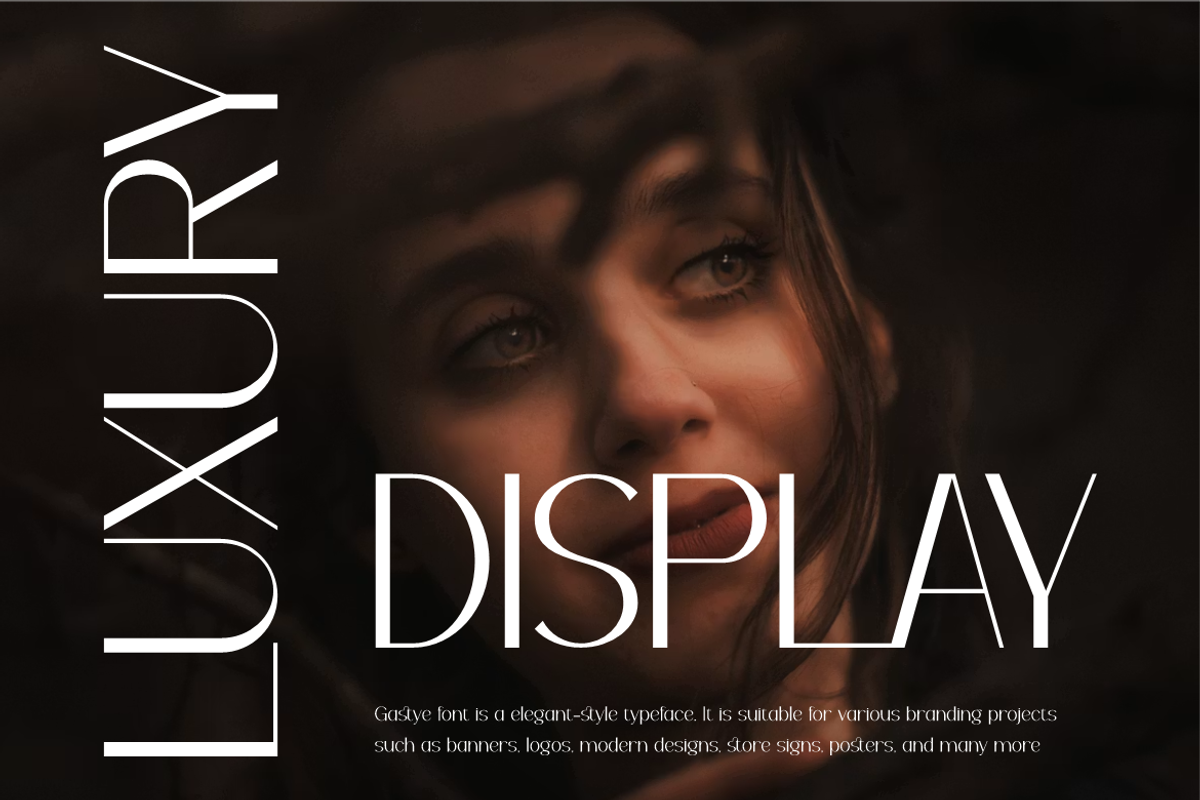 Gastye - Modern Aesthetic Font, a Sans Serif Font by QR Design Studio (Photo 4 of 12)