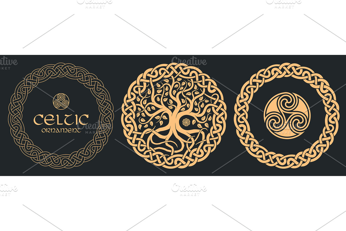 Celtic tree of life, tribal print, an Object Illustration by RevelStockart