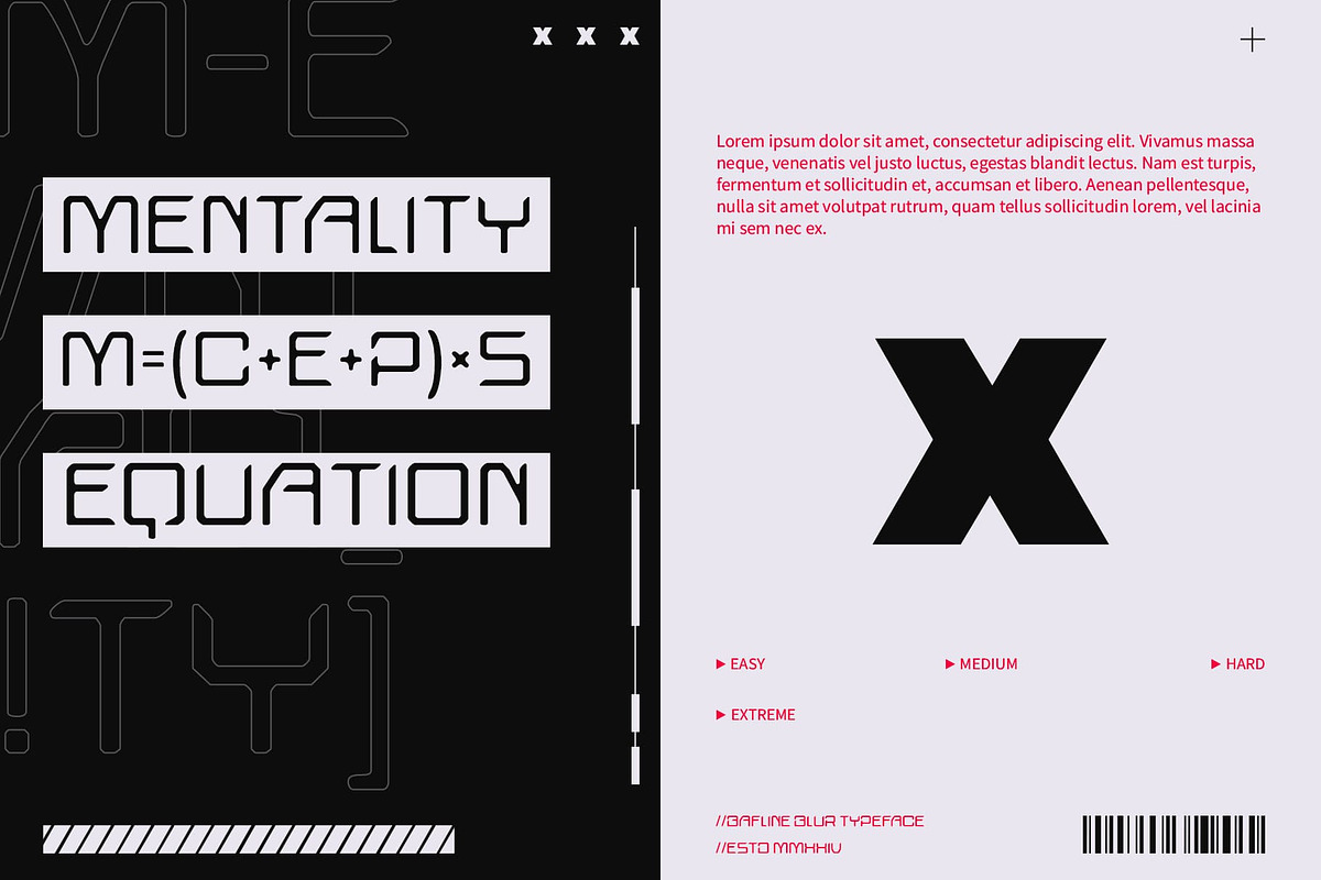 Bafline Blur, a Sans Serif Font by Craft Supply Co. (Photo 4 of 8)