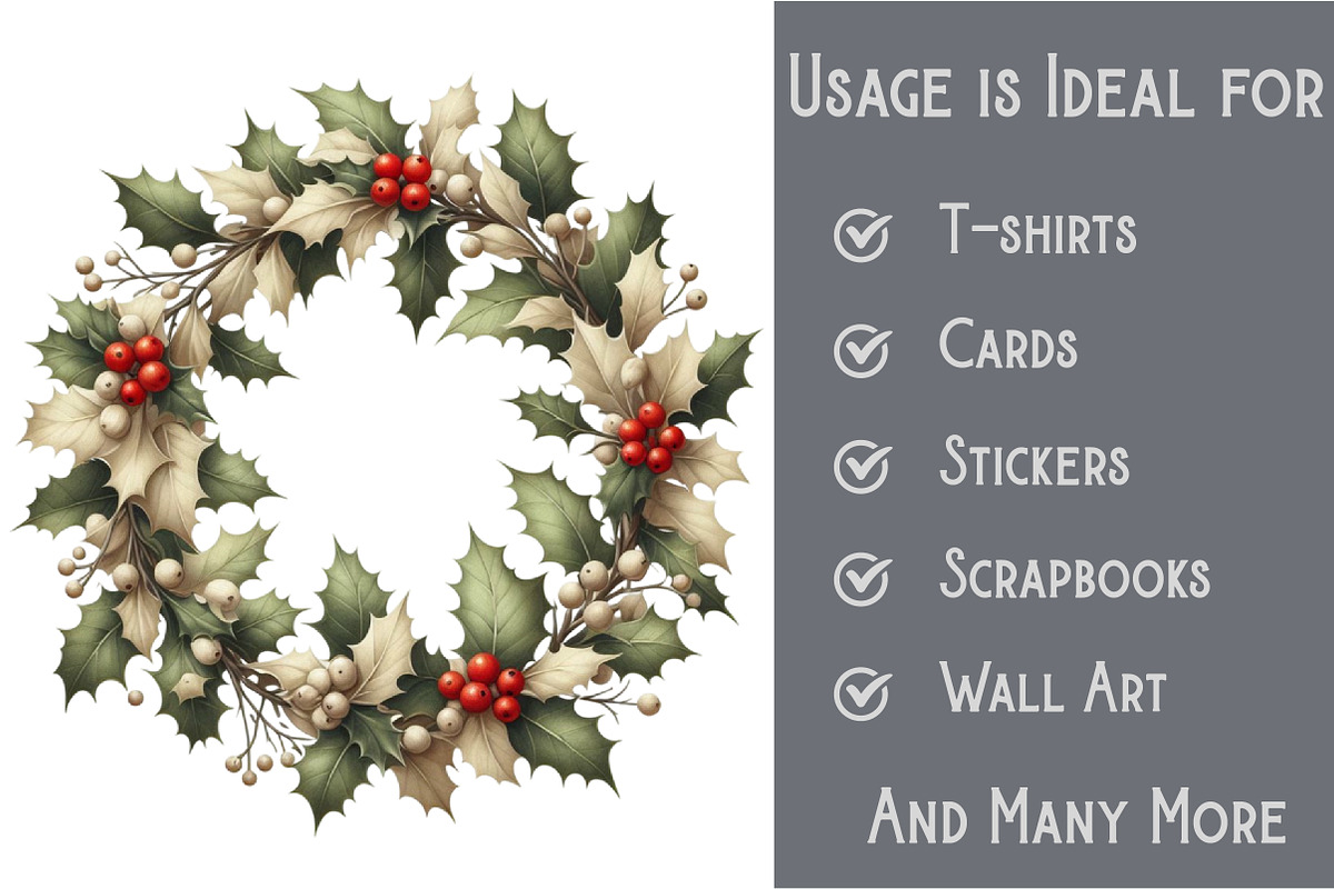 Beige Christmas Clipart, an Illustration by Pixels.Craft (Photo 3 of 5)