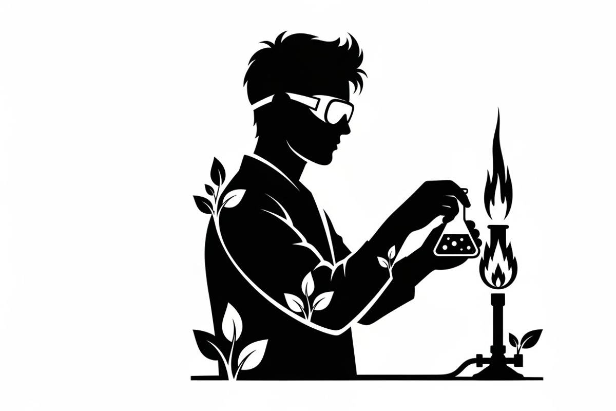 This Scientist Lab Silhouettes, an Illustration by Amazin_art (Photo 22 of 22)